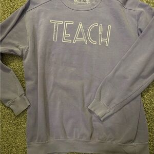 Comfort Colors Lavender Teach-‘Motivate' sweatshirt